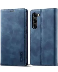 Galaxy s24 ケース手帳型SC-51E適応カード収納SCG25適応ブルー