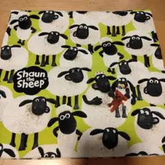 ひつじのショーン プリント生地 横約100cm*縦約50cm
