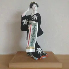 ⚠️ケース無し　昭和　博多人形　比呂志氏作　鶴　美人人形 ⚠️ケース無し 昭和 博多人形 比呂志氏作 鶴 美人人形