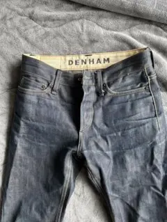 DENHAMメンズデニム　赤耳　パンツ　インディゴ