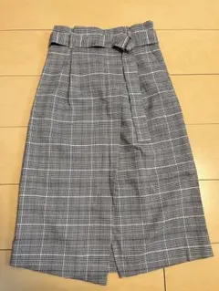 ロペピクニック　膝下チェックスカート　36