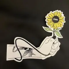 NIL DUE / NIL UN FLOWER STICKER