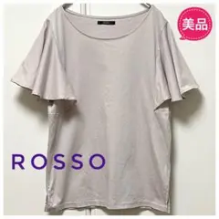 ★美品★URBANRESEARCHROSSOフリルカットソーピンクベージFREE