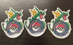 スカイツリータウン　ポケモンセンター　限定ステッカー　レックウザ　3枚