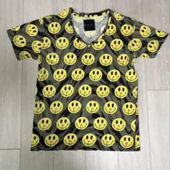 DRESS CAMP × MADSAKI スマイル柄Tシャツ