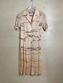 8.2◎A763P◎ミカレディ◎ロングワンピース◎フレア◎薄オレンジ◎花