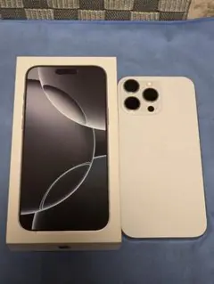 iPhone 16 Pro Max 256GB ホワイトチタニウム 海外版