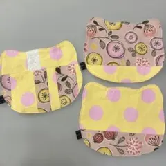 布製コースター　3枚セット　ハンドメイド