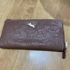 猫L型チャック財布茶色早いもの勝ち‼️値下げ済みでーすいかがですか？