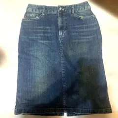 美品　a.v.v デニム ひざ丈スカート