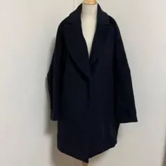 ENFOLD エンフォルド ロングコート ウールトレンチコクーン チェスター