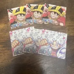 ワンピース　ナツコミツインステッカー6枚セット