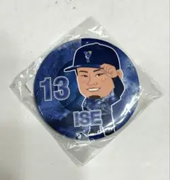 横浜DeNAベイスターズグッズ　缶バッチ　伊勢大夢選手　プロ野球