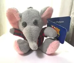 FCB　ARCELONA　マスコット　ぬいぐるみ　カラビナ付