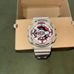 G-SHOCK GA-110 ホワイト/レッド　30周年モデル