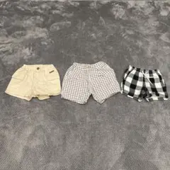 ベビー服　ハーフパンツ　80サイズ　3着まとめ売り