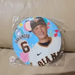 坂本勇人 6 読売ジャイアンツ 缶バッジ　100mmサイズ