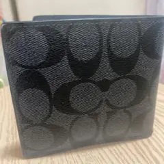 COACH ブラック 二つ折り財布