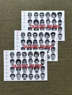 【非売品・レア】 トーキングヘッズ　ポストカード フライヤー　３枚