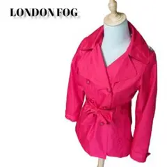 LONDON FOG ロンドンフォグ ショートトレンチ 内ボア レオパード柄 M