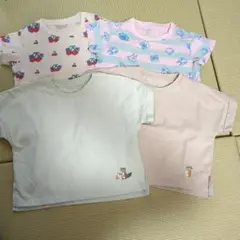 90cm ベビー服 Tシャツ 4点セット ユニクロ どうぶつの森