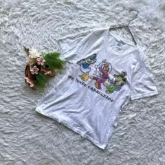 ✨限定品✨ ディズニー (S) 半袖Tシャツ ドナルド ディズニー クルーネック