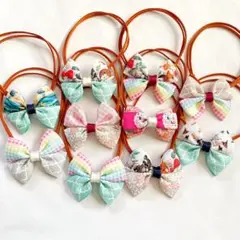 【036★A】トリミングリボン トリミングチョーカー アソートセット 10個