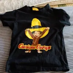 Curious George Tシャツ 黒