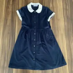 MIKI HOUSEワンピース お受験 120 ネイビー