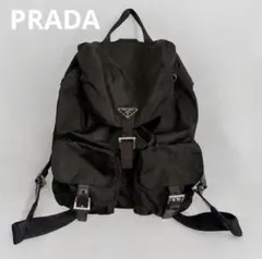 PRADA B2811F 　プラダ　ナイロン リュック カーキ PRADA プラダ ダブルポケットリュック B2811 ナイロンバッグ