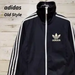 《大人気》adidas☆アディダス ベロアロゴ トレフォイル ジャージ 黒 M