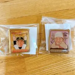 オリックス　山本　山崎　ピンバッジ