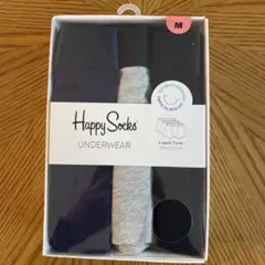 新品★Happy Socks トランクス 3枚パック Mサイズ