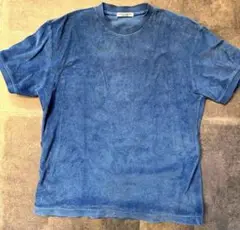 UNITED ARROWS ブルー　タオル地Tシャツ