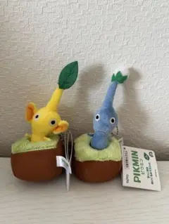 ピクミン 引っこ抜き ぬいぐるみ マスコット 黄ピクミン 青ピクミン