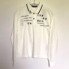 Munsingwear　ポロシャツ　長袖　アイボリー　ホワイト　レディース　S