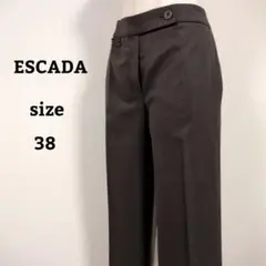 【ESCADA】エスカーダ　レディース　パンツ　センタープレス　スラックス