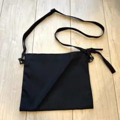 無印良品 MUJI ポーチとして使える 撥水 サコッシュ 黒