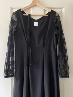 Ameri VINTAGE LACE SLEEVE REFINED DRESS