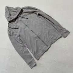 Men's Bigi パーカー 長袖 ジップアップ グレー コットン 05 大人