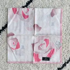 LANVIN ランバン 花柄ハンカチ スカーフ