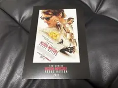 ミッションインポッシブル ポスターカード ローグネイション 映画 入場者特典