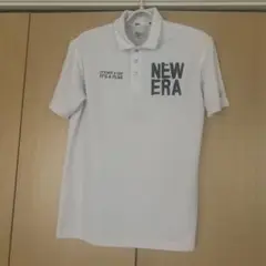 メンズゴルフ白シャツ　NEW ERA サイズM