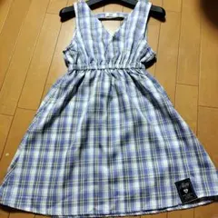 ALGY　チェック柄カジュアルワンピース
