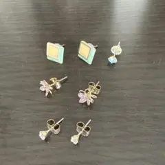 ピアス　3点