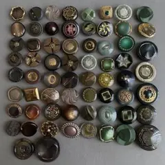 65個バラボタン大量セット
