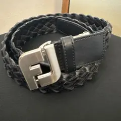 FJ メッシュレザーベルト ブラック