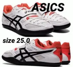 美品⭐️ASICS アシックス　円盤・砲丸投げ用シューズ　白/オレンジ25.0cm