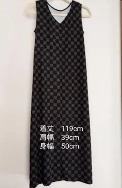 Anne Coquine モノグラム柄　2way ワンピース