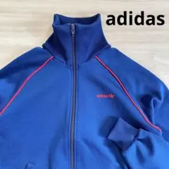 adidas ジャージ トラックジャケット デサント 西ドイツ ネイビー